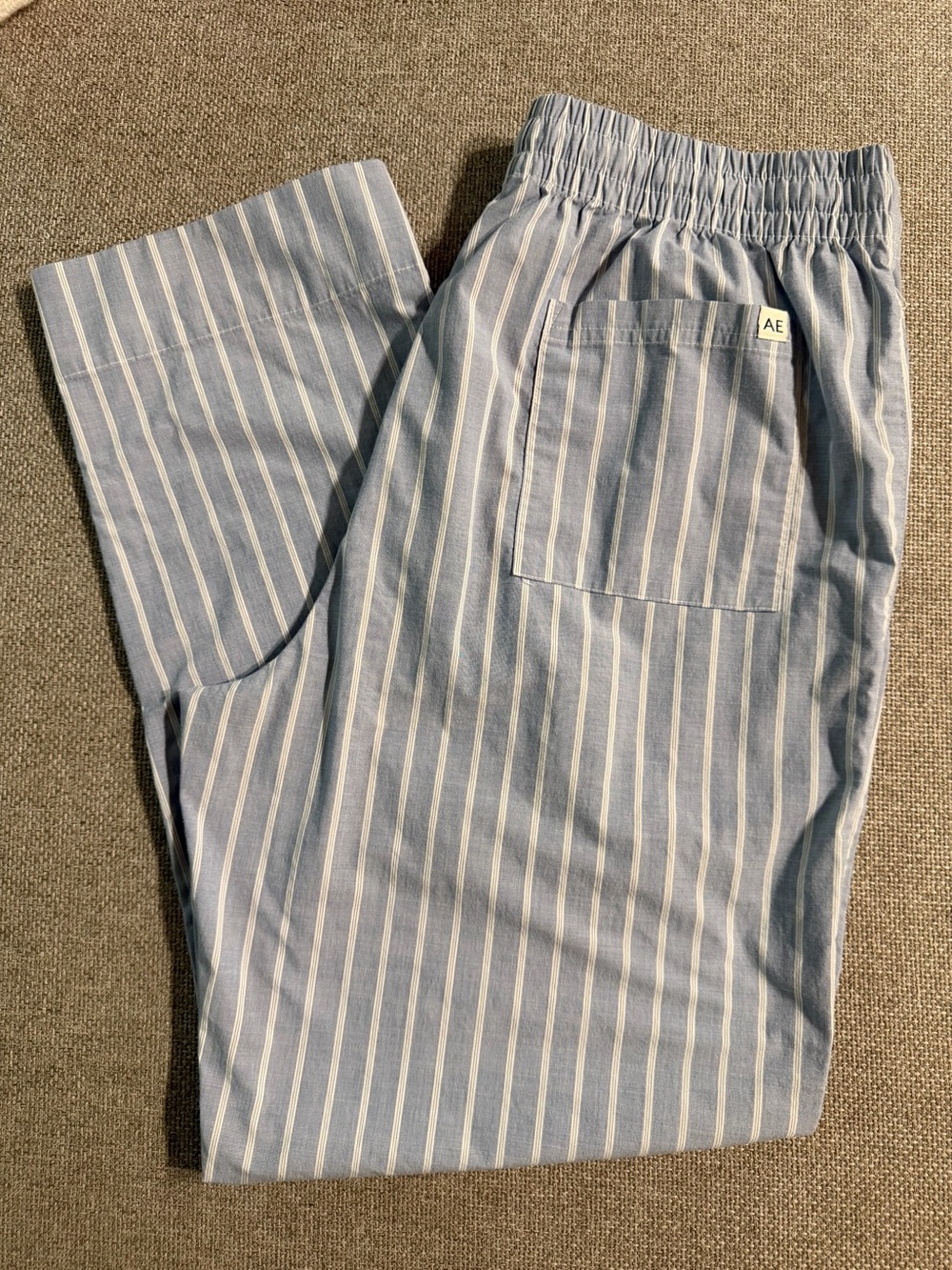 American Eagle Outfitters - Coastal - Blue & White Striped - Lounge Pants